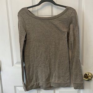 Back buttoned sweater